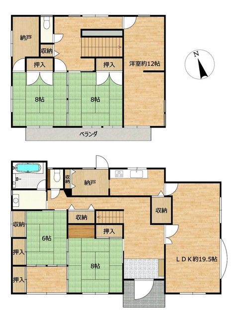 5SLDK Detached House in Sendai Taihaku Ward - Thumbnail 2