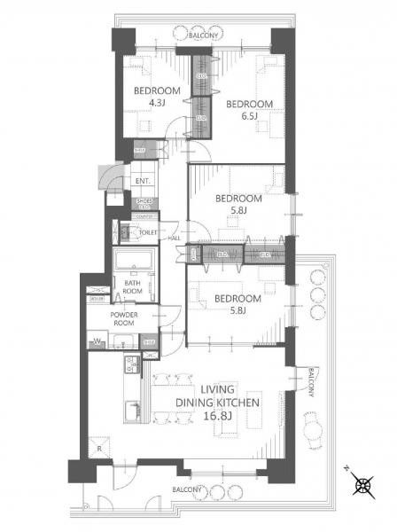 4LDK Apartment for Sale in Oyachi, Sapporo, Hokkaido - Thumbnail 3