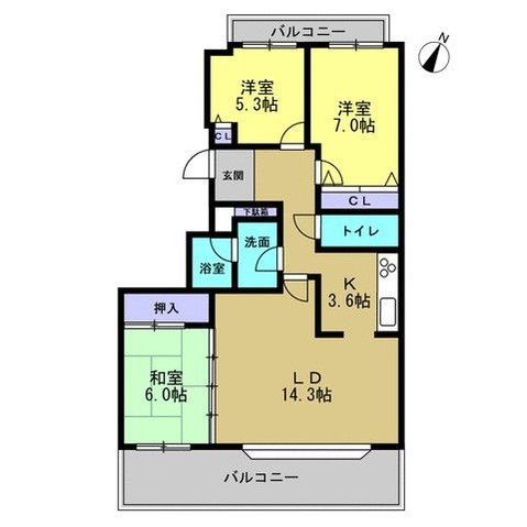 3LDK Apartment for Sale in Miyanosawa, Sapporo, Hokkaido - Thumbnail 2