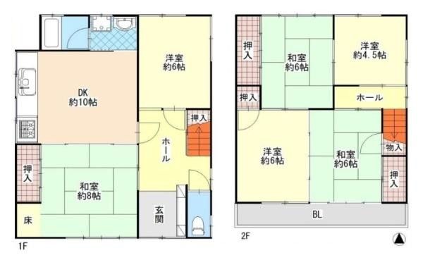 6DK Detached House in Yamatotakada, Nara - 93.21m² - Image 1