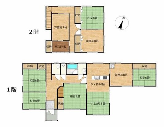 8SLDK House for Sale in Kuroishi, Aomori with 5 Parking Spaces - Thumbnail 2