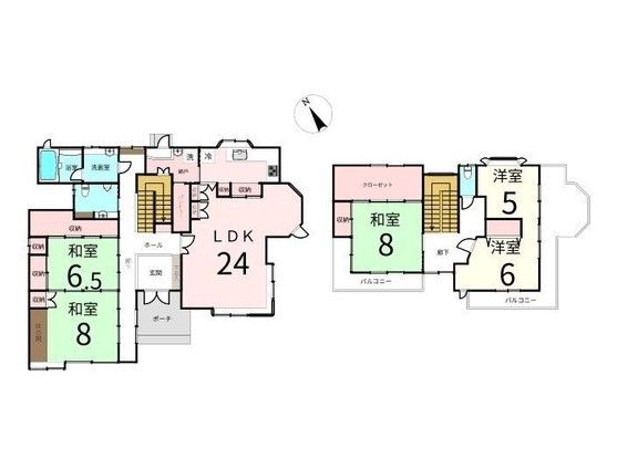 145-Tsubo Corner Lot Estate with 4SLDK in Sendai's Nishikaen - Thumbnail 2