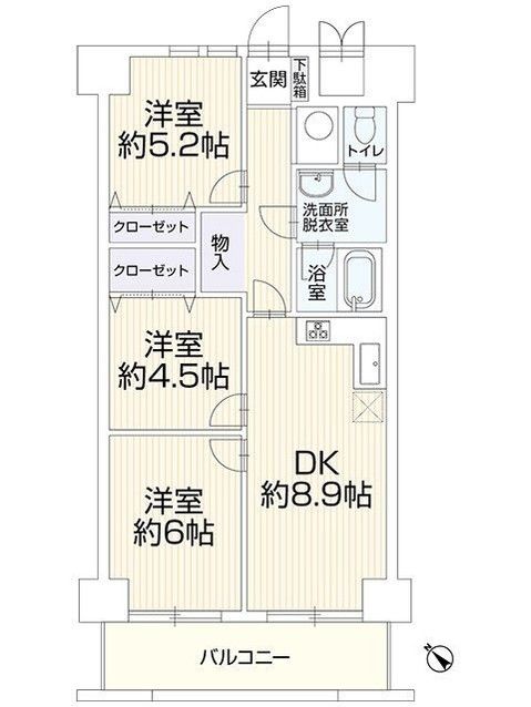 Renovated 3DK Apartment Near Kotoni Station in Sapporo - Thumbnail 2