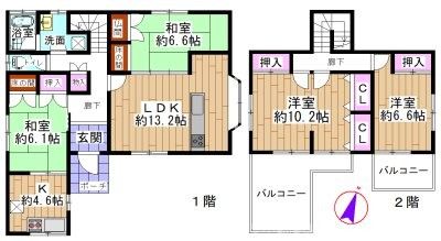 4LDK Detached House for Sale in Kawagoe Town, Mie - Thumbnail 2
