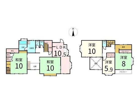 Renovated 5LDK Corner House in Sendai Izumi Ward - Thumbnail 2
