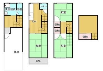 3SDK House for Sale in Shigino, Joto Ward, Osaka - Thumbnail 3