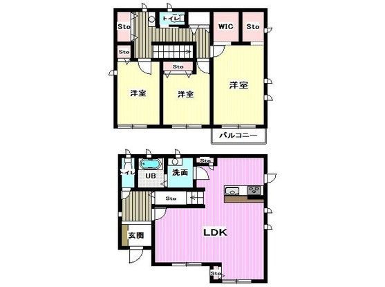 4LDK Two-Family House for Sale in Kaminokawa, Tochigi - Main Image