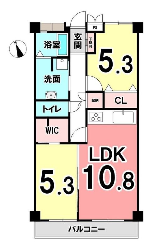 2LDK Apartment in Aoi Ward, Shizuoka City for Sale - Thumbnail 4