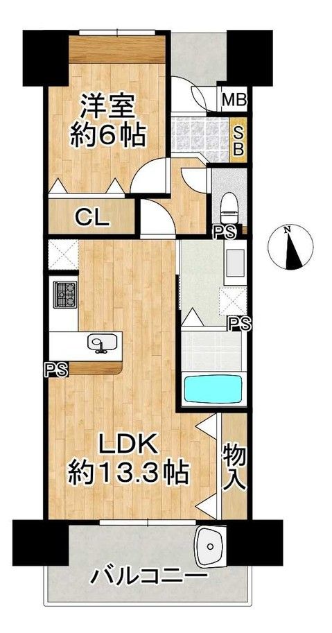 1LDK Apartment for Sale Near Oji Station, Nara - Thumbnail 2