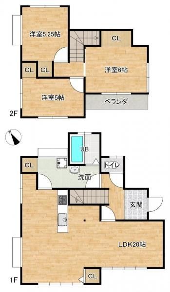 3LDK Detached House for Sale in Iwanuma, Miyagi with Renovation - Thumbnail 3