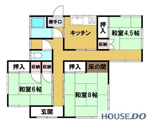 3DK Used House for Sale in Miho-mura, Ibaraki - 70.37 sqm - Thumbnail 2
