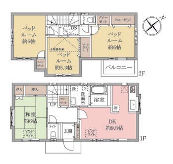 Used Detached House in Ichikawa, Chiba – 4DK, 100.3 sqm Land - Main Image