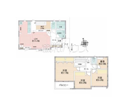 3LDK Detached House for Sale in Higashikurume, Tokyo - Thumbnail 2