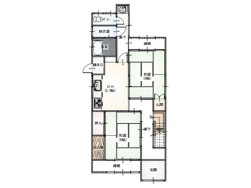 4DK Detached House for Sale in Misaki, Okayama - 3 Min Walk to Station - Thumbnail 2