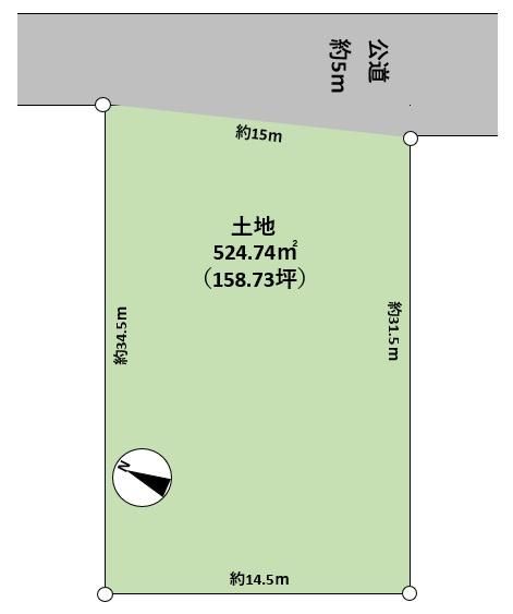 Large Residential Plot for Sale in Kasaoka, Okayama - 524.74 sqm - Thumbnail 2