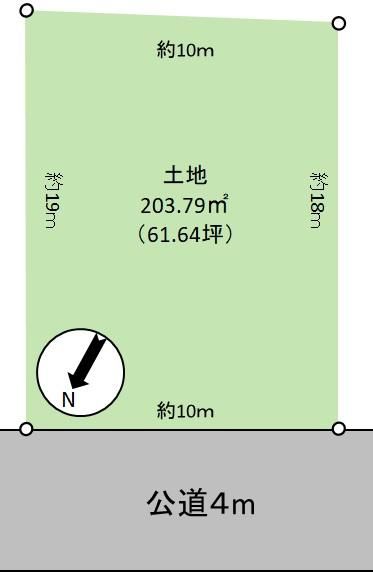61.65 Tsubo Residential Land for Sale in Kasaoka, Okayama - Thumbnail 4