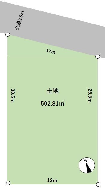 152 Tsubo Residential Land for Sale in Kasaoka, Okayama - Thumbnail 4