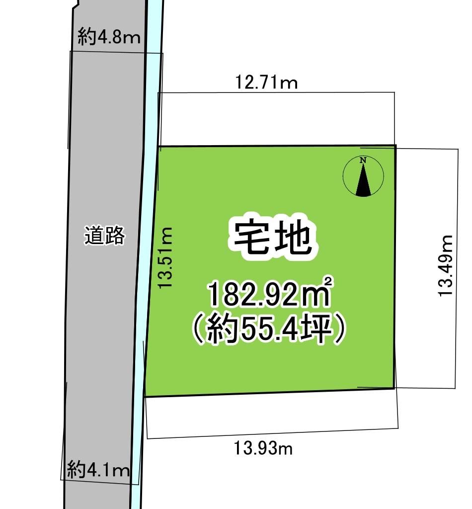 55 Tsubo Residential Land for Sale in Kamogata, Asakuchi City, Okayama - Thumbnail 2