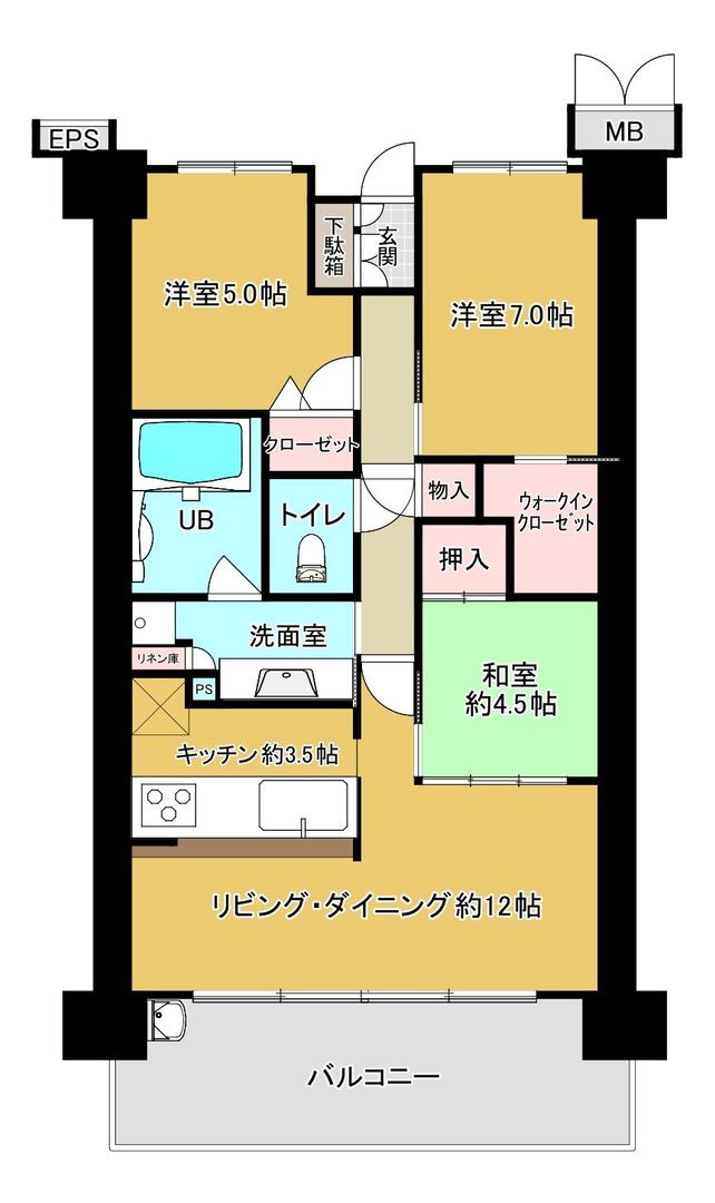 2020-Built 3LDK Apartment Near Kurashiki Station, Okayama - Thumbnail 4