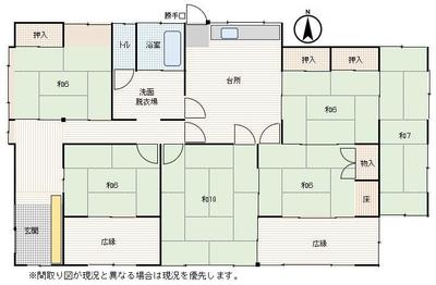6DK Single-Story Home in Katsumata, Okayama — Image 4, Katsuo, Okayama