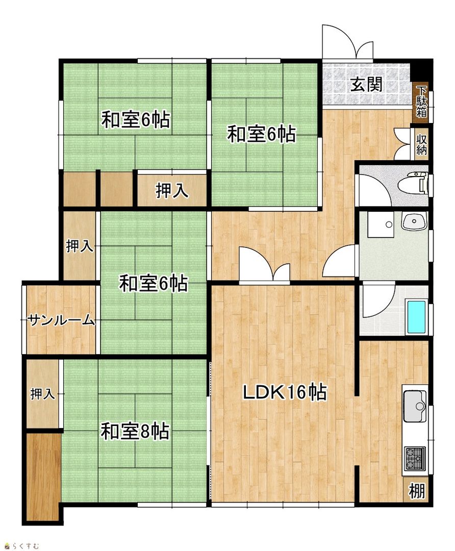 Spacious 4LDK Apartment with Rooftop in Nagaoka, Niigata - Thumbnail 4