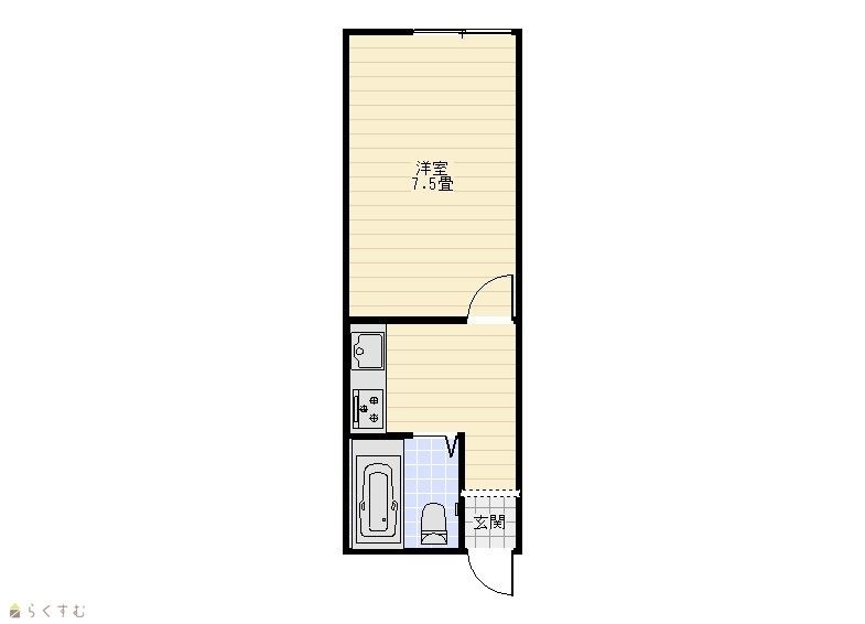 1K Apartment for Rent in Joetsu, Niigata - Miyuki Central Heights - Thumbnail 4