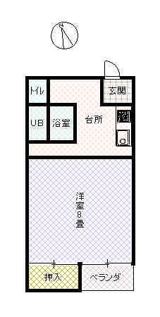 1K Apartment for Rent in Kashiwazaki, Niigata - Near Station - Thumbnail 2