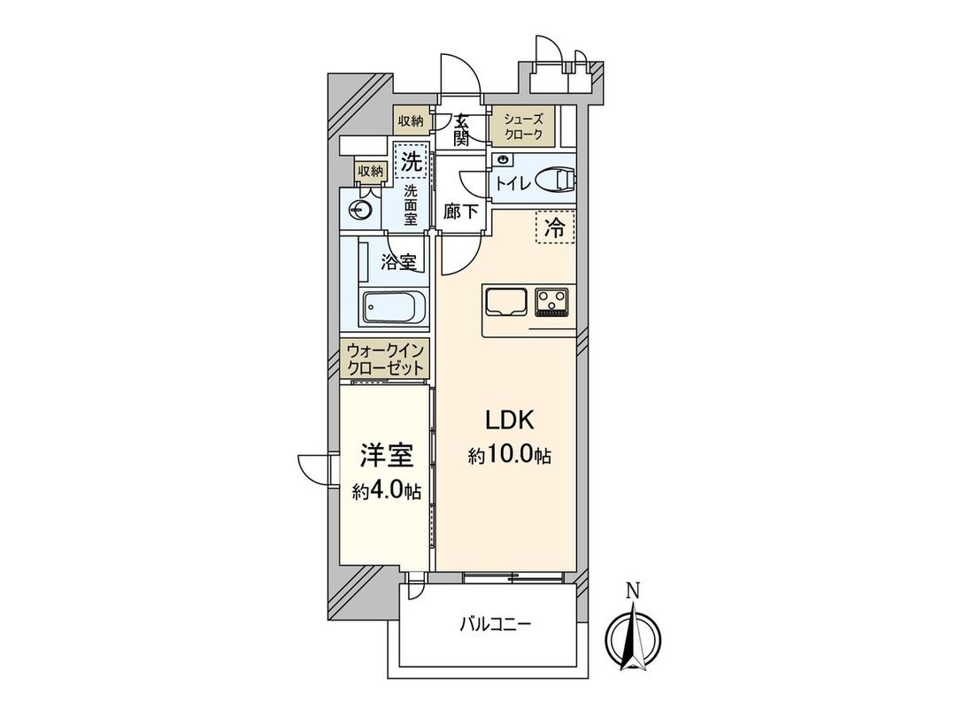 1LDK Apartment for Sale in Kawasaki Saiwai Ward Near Kashimada Station - Thumbnail 2