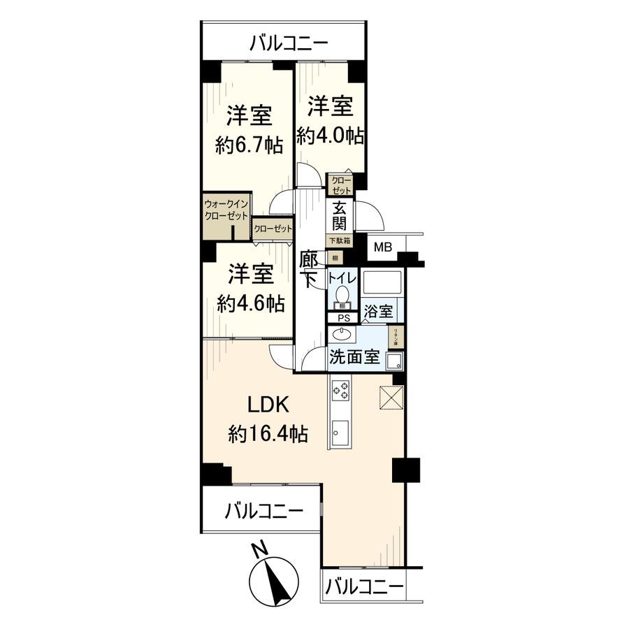 Evergreen Kadoma 3LDK Apartment for Sale in Osaka - Thumbnail 3