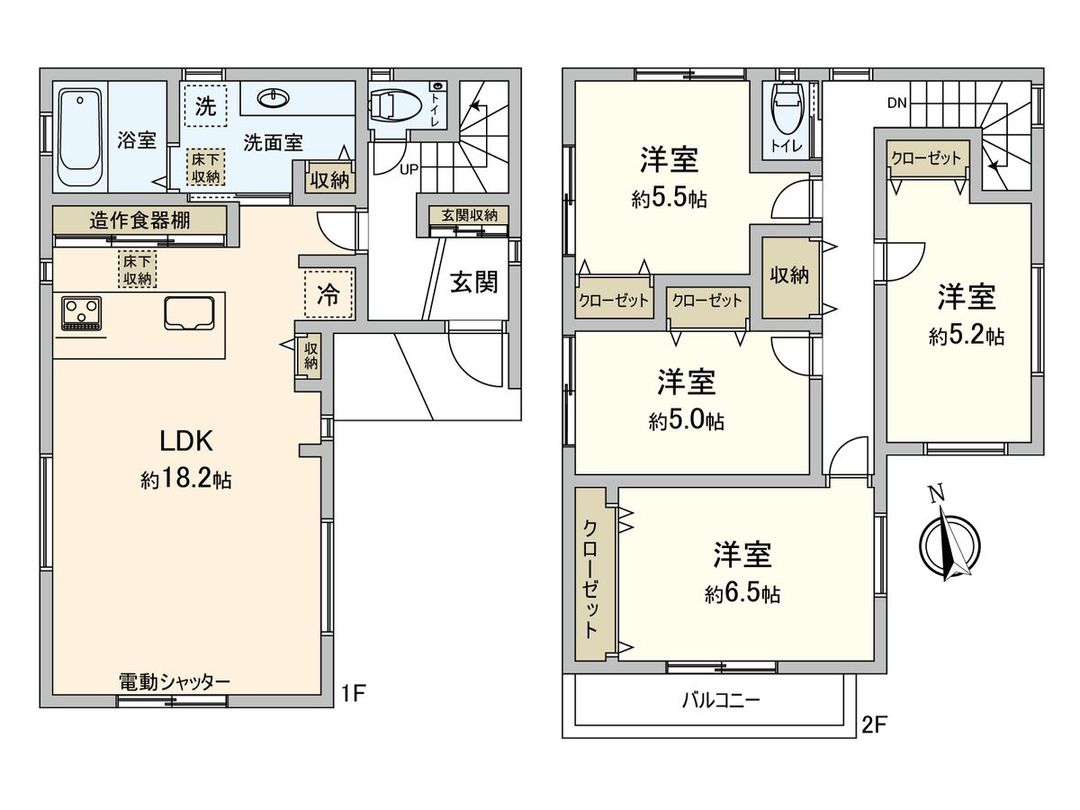 4LDK New House in Asaka, Saitama - 98.95m2 - Thumbnail 3