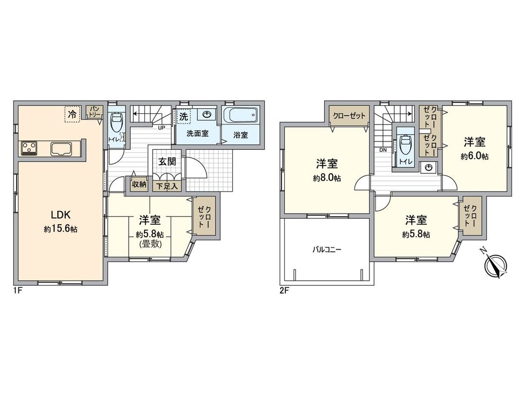 New 4LDK House in Hachioji City, Tokyo - 101.43m² - Thumbnail 3