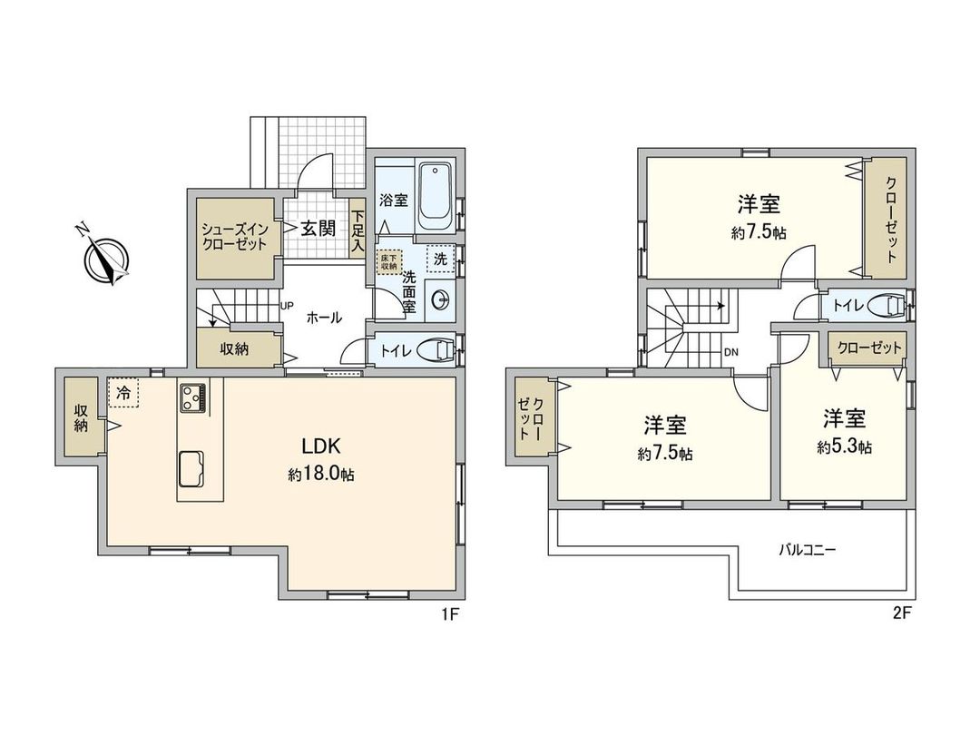 3LDK Detached House for Sale in Kashiwa, Chiba - Thumbnail 3