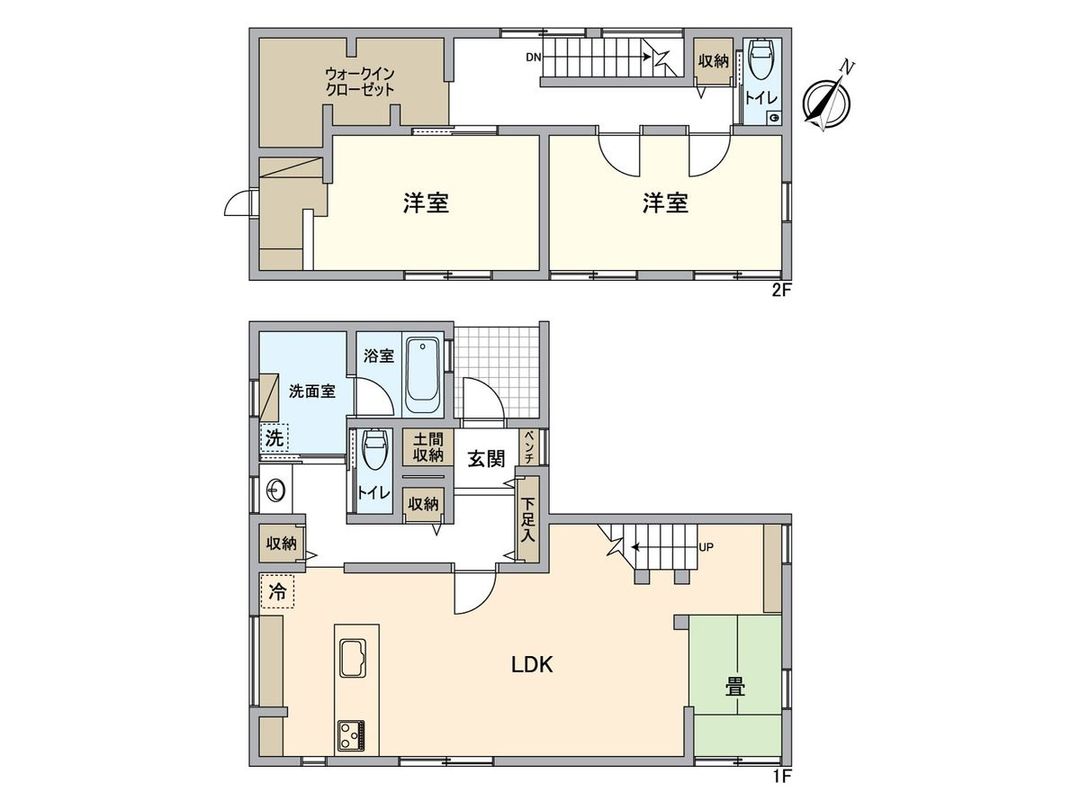 2LDK All-Electric House in Nishikogawa, Okayama City - Thumbnail 3