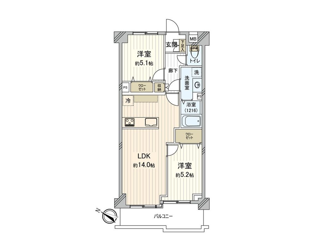 Renovated 2LDK Apartment Near Konan Chuo Station, Yokohama - Thumbnail 3