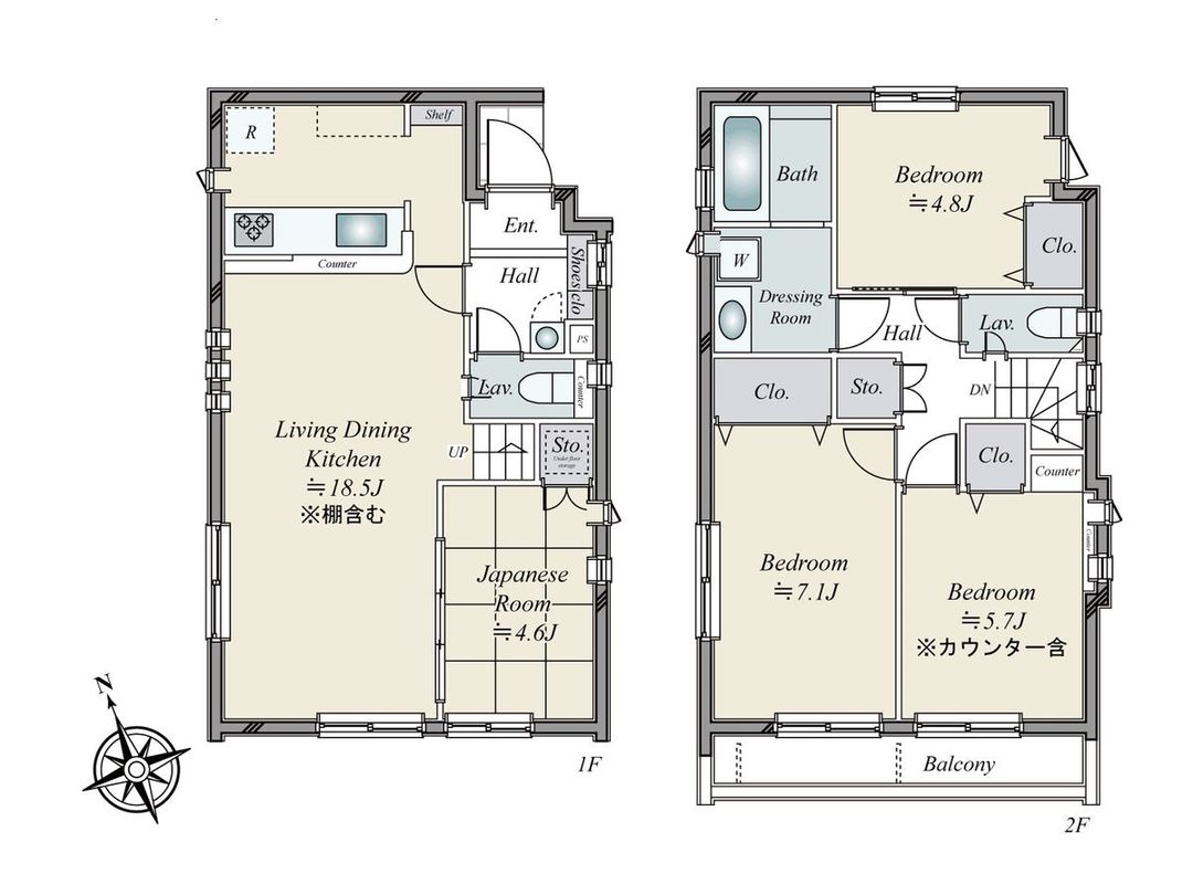 New 4LDK House in Kawaguchi, Saitama - 2026 Completion - Thumbnail 2