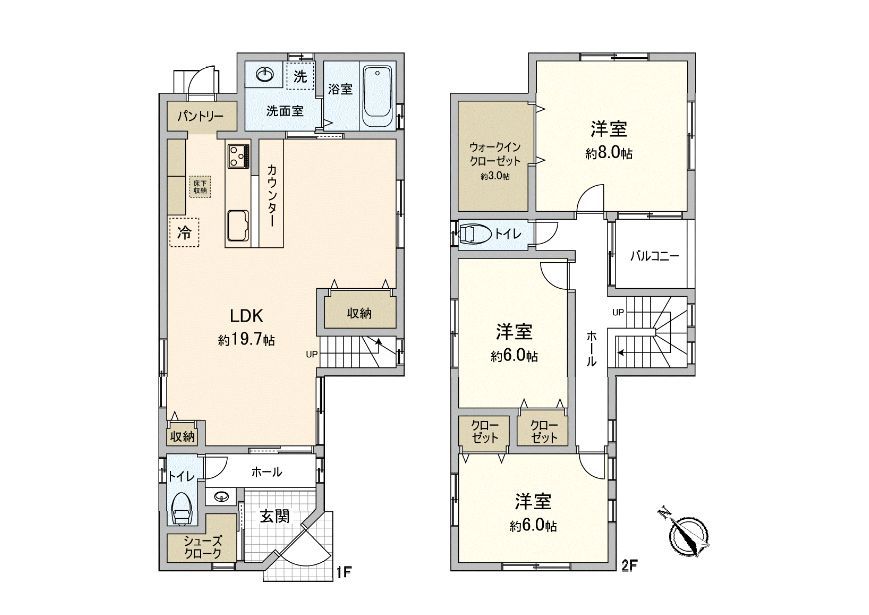 3LDK Detached House for Sale in Kabehigashi, Hiroshima - Thumbnail 3