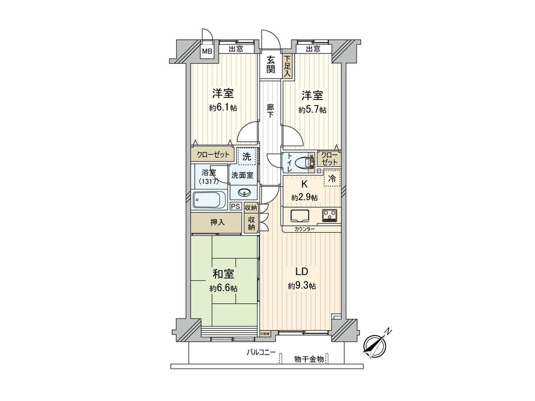 Caterina Ikebukuro Nishi Plaza Tower 3LDK Apartment for Sale - Thumbnail 3