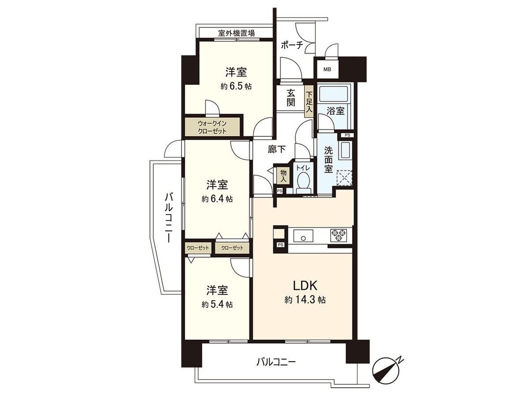 3LDK Apartment for Sale in Miyakojima Ward, Osaka - Thumbnail 3