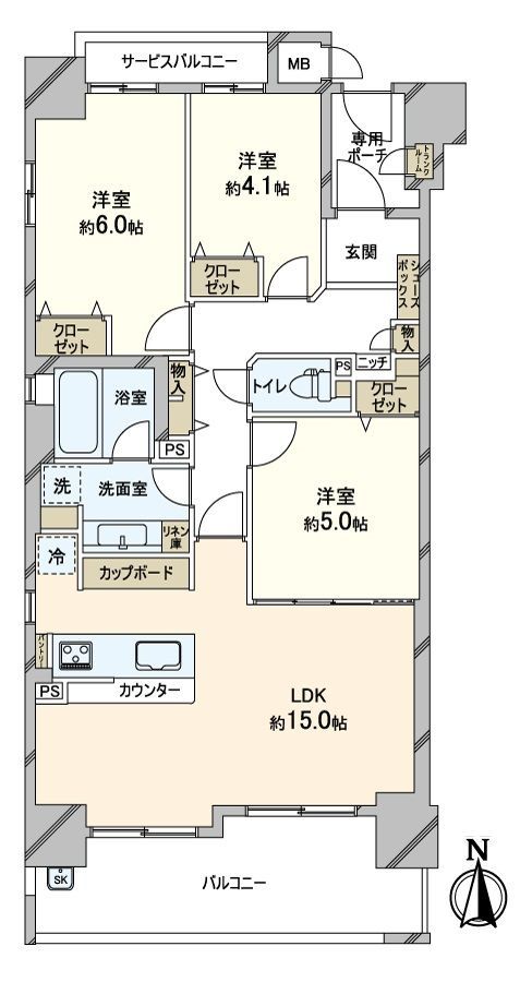 Renovated 3LDK Apartment Near Taisho Station, Osaka - Thumbnail 3