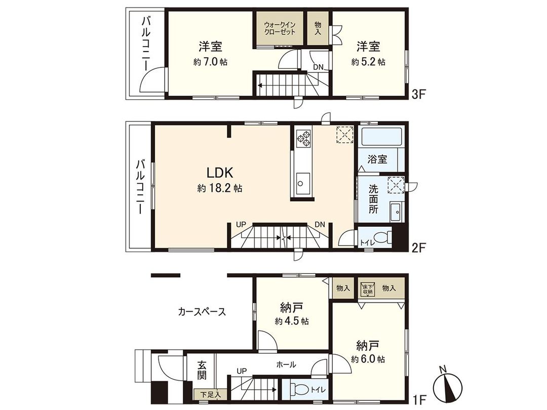 New 2LDK+S×2 House in Inage, Chiba - 2026 Completion - Thumbnail 3