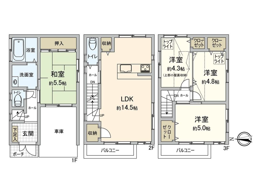 Renovated 4LDK Steel House for Sale in Osaka Hirano Ward - Thumbnail 3