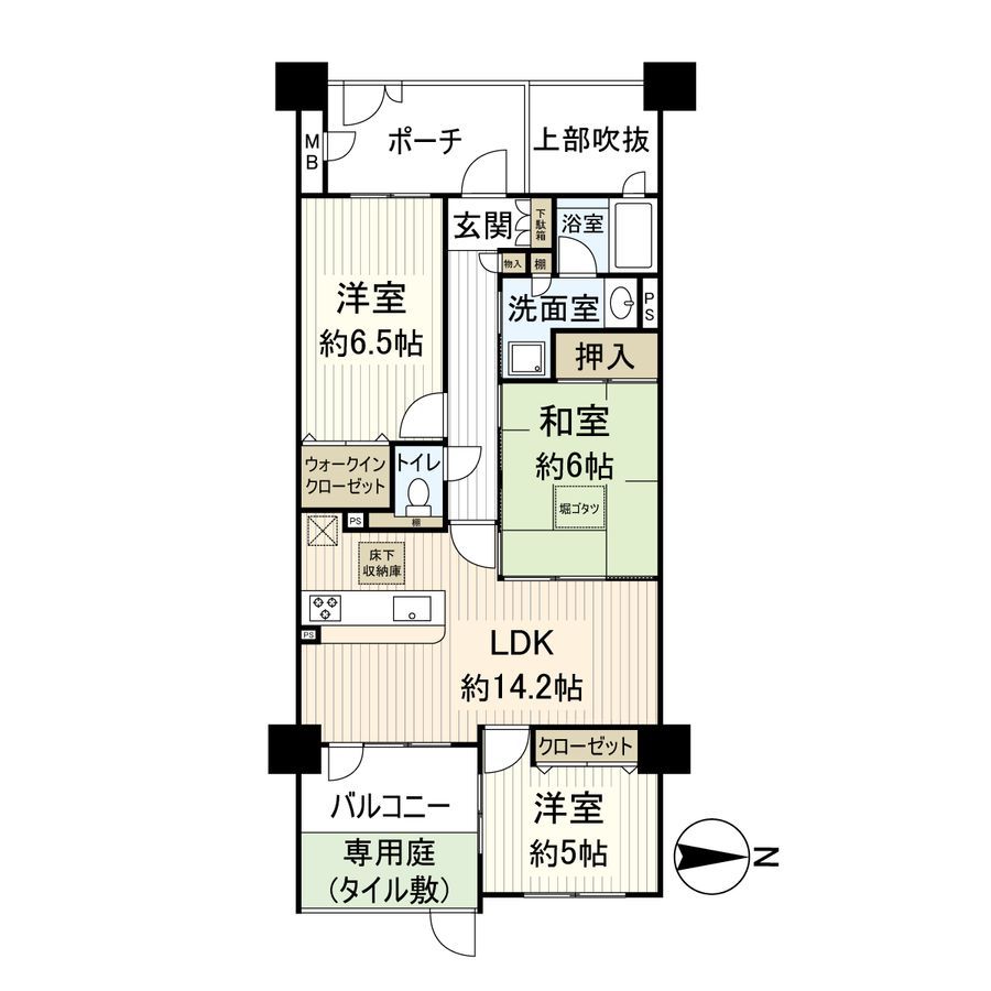 3LDK Apartment with Private Garden in Miyakojima, Osaka - Thumbnail 3