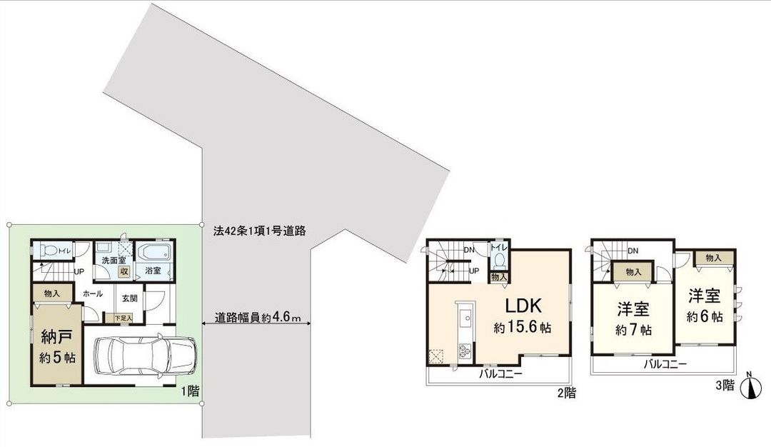 New Build House in Yawoshi, Osaka - 2SLDK, 88.8 sqm - Thumbnail 3