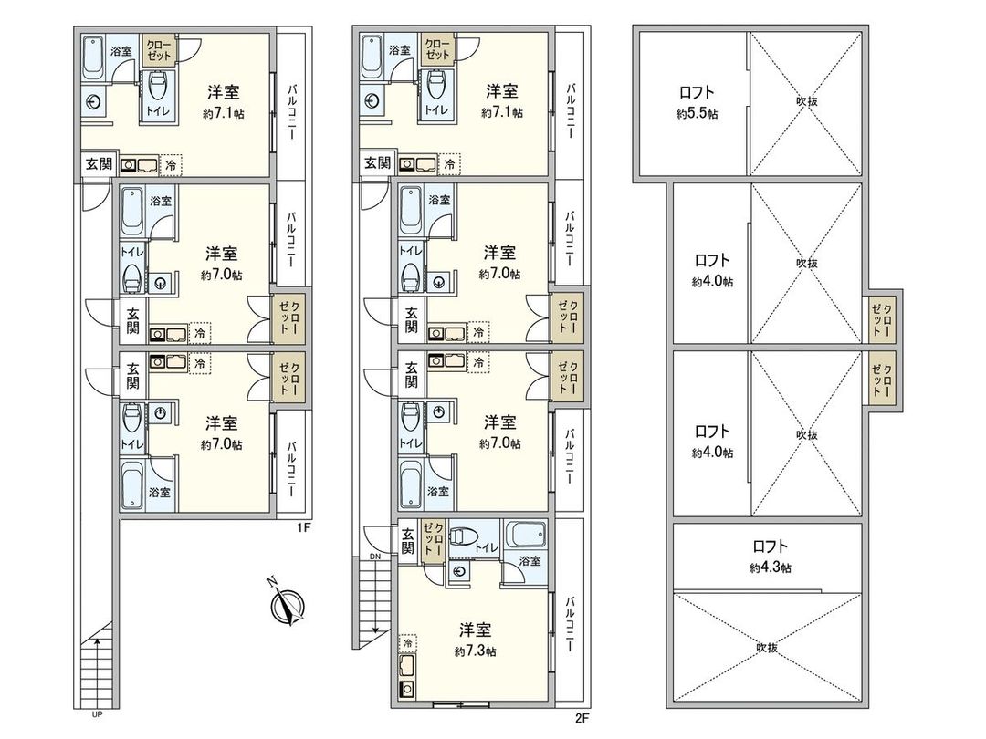 7-Unit Apartment Building for Sale in Hakozaki, Fukuoka - Thumbnail 3