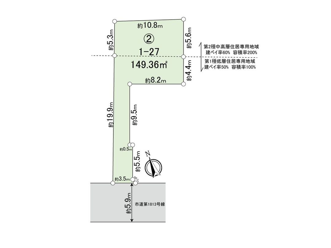 Land for Sale in Higashiyamato, Tokyo - 149.36 sqm - Thumbnail 3