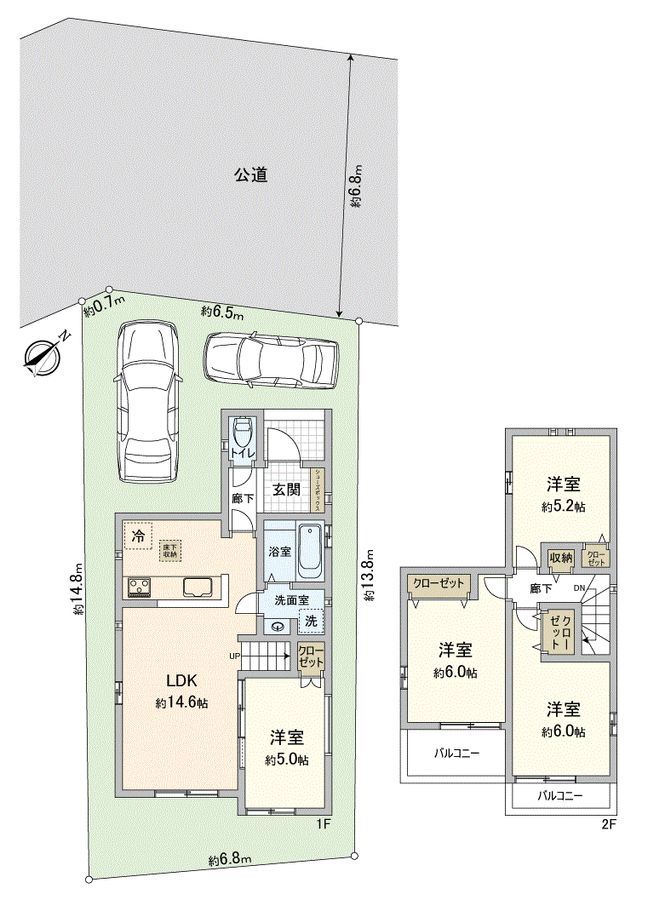 New 4LDK House Near Nishi-Kawagoe Station, Kawagoe - Thumbnail 3