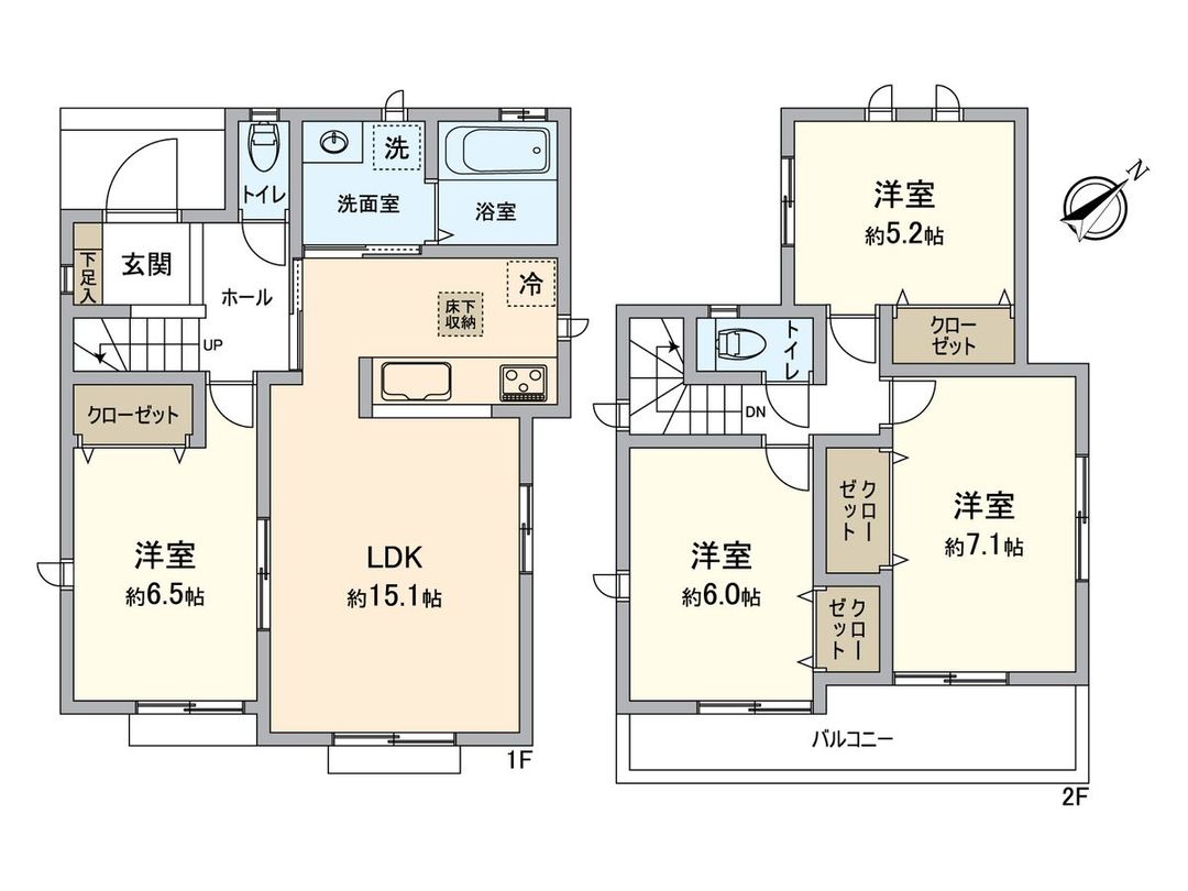 New 4LDK House in Kasugai, Aichi | 93.79㎡ Floor Area - Thumbnail 3