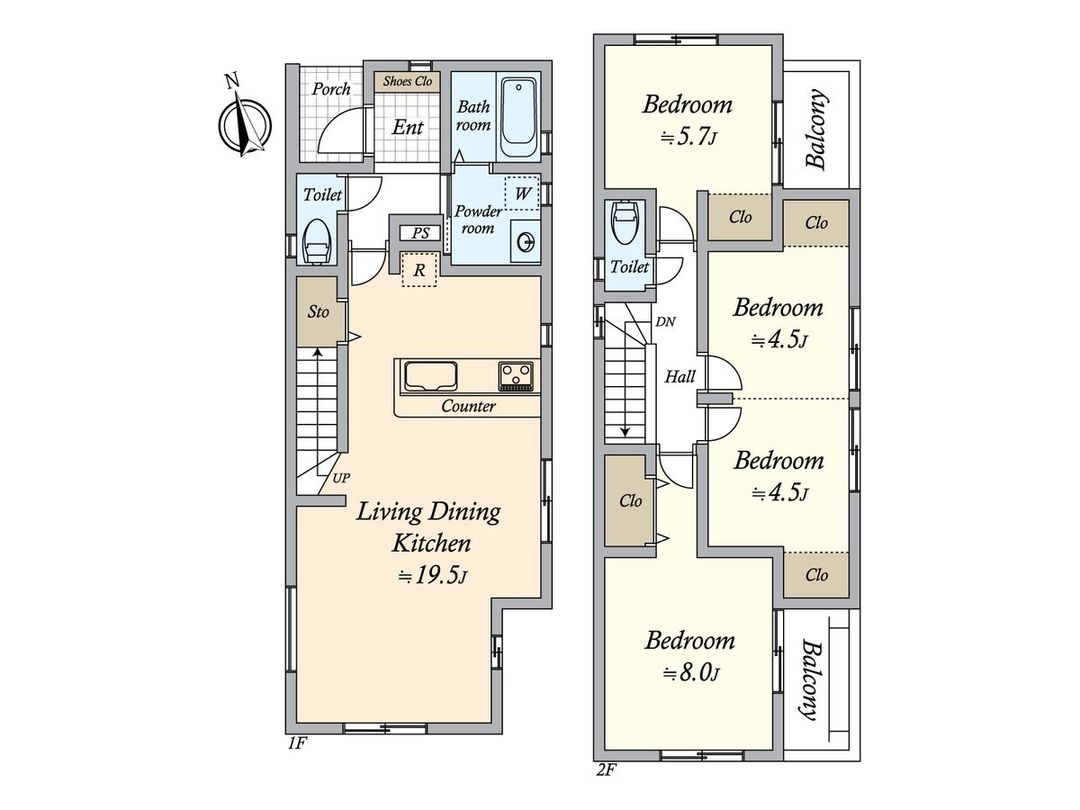 New 4LDK House in Ama City, Aichi | 97.61 sqm | 2026 Build - Thumbnail 2