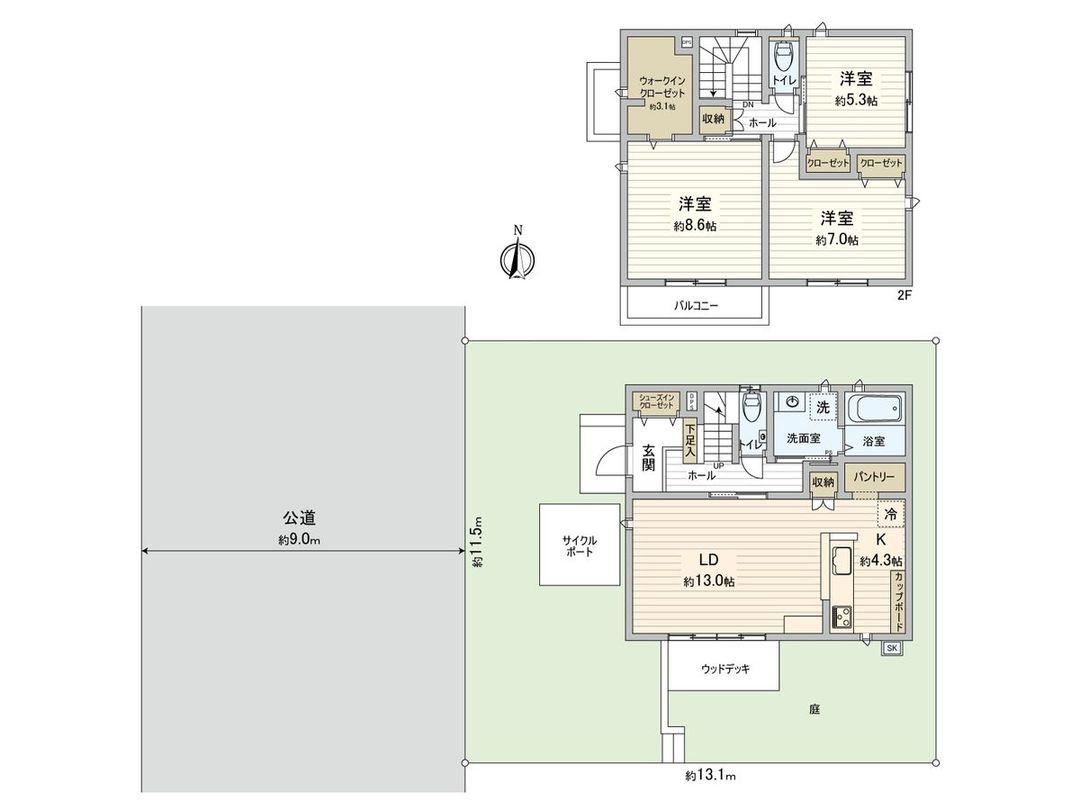 Modern 3LDK House in Kiyosu, Aichi | Near Shin-Kiyosu Station - Thumbnail 3