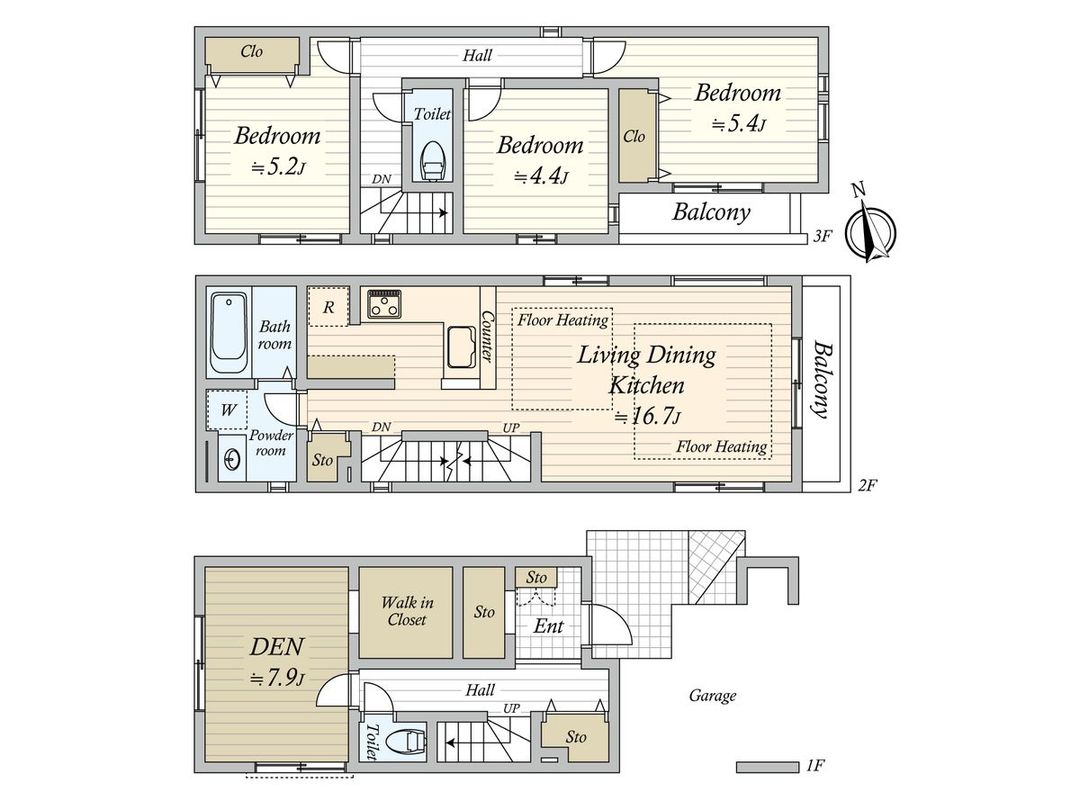 New 3SLDK House in Funabashi, Chiba - 2025 Build - Thumbnail 3